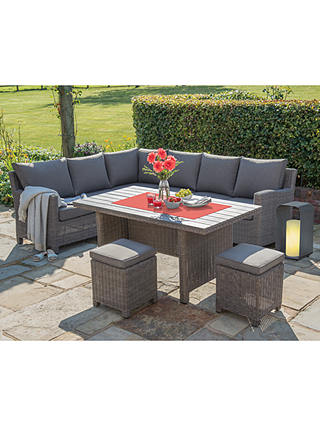 8 Seater Corner Garden Casual Dining Set, Kettler Palma 8 Seater Round Garden Dining Table And Chairs Set