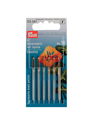 Prym Chenille Embroidery Needles, 55mm