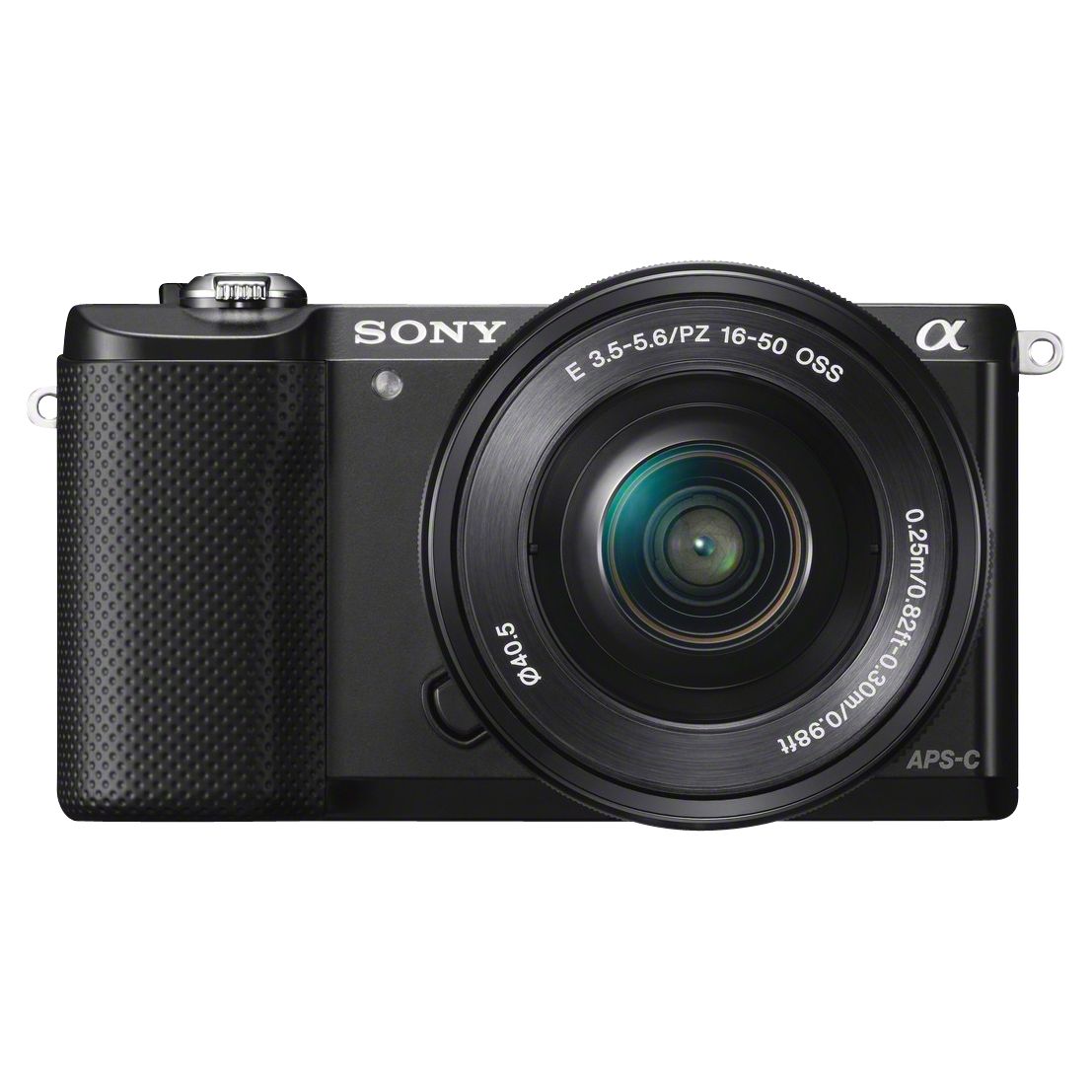 Sony A5000 Compact System Camera with 16-50mm Lens, HD 1080p, 20.1MP, Wi-Fi, 3" Tilting LCD Screen