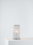 John Lewis Emilia Crystal Table Lamp, Clear
