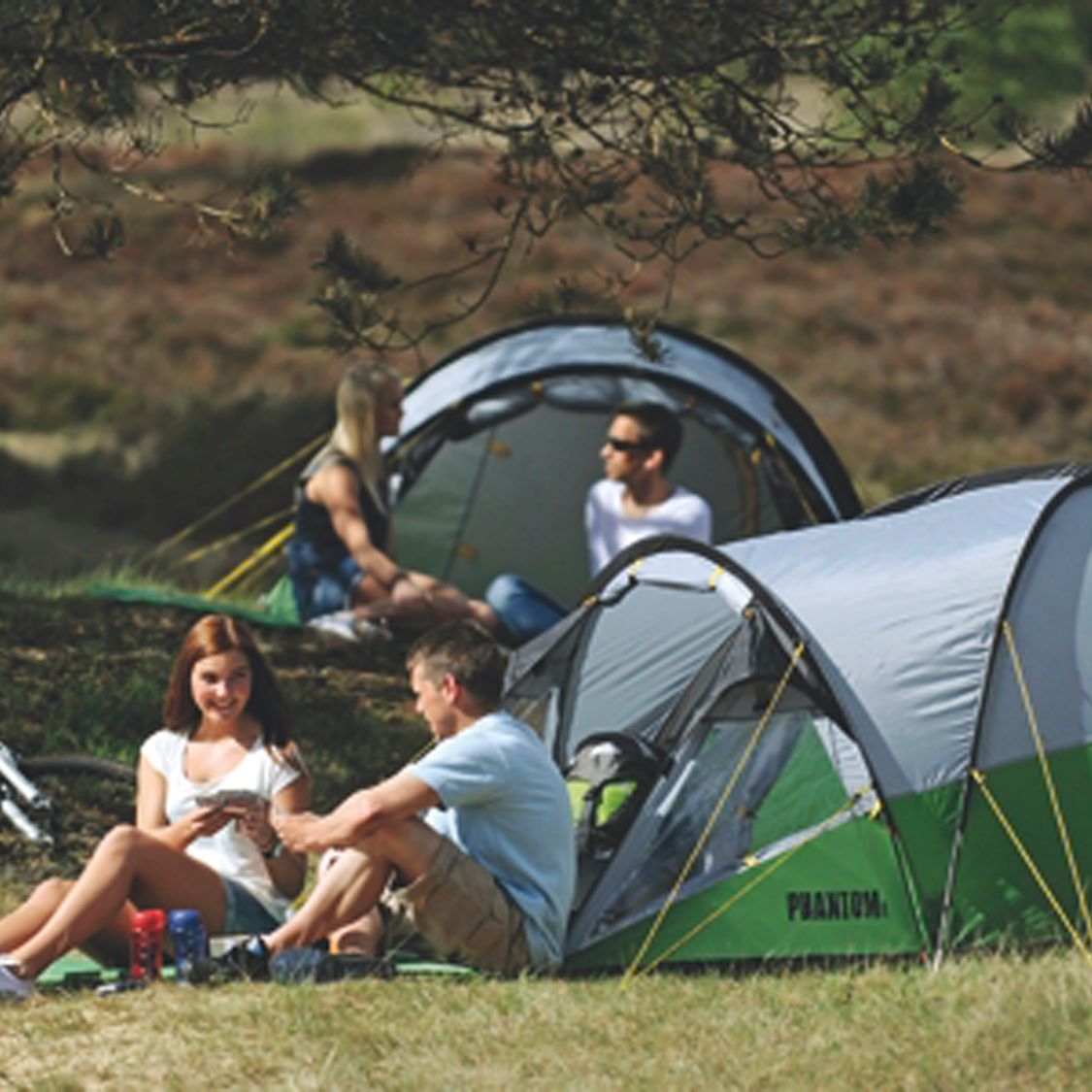 Easy Camp Spirit 300 Tent, Green/Grey at John Lewis & Partners