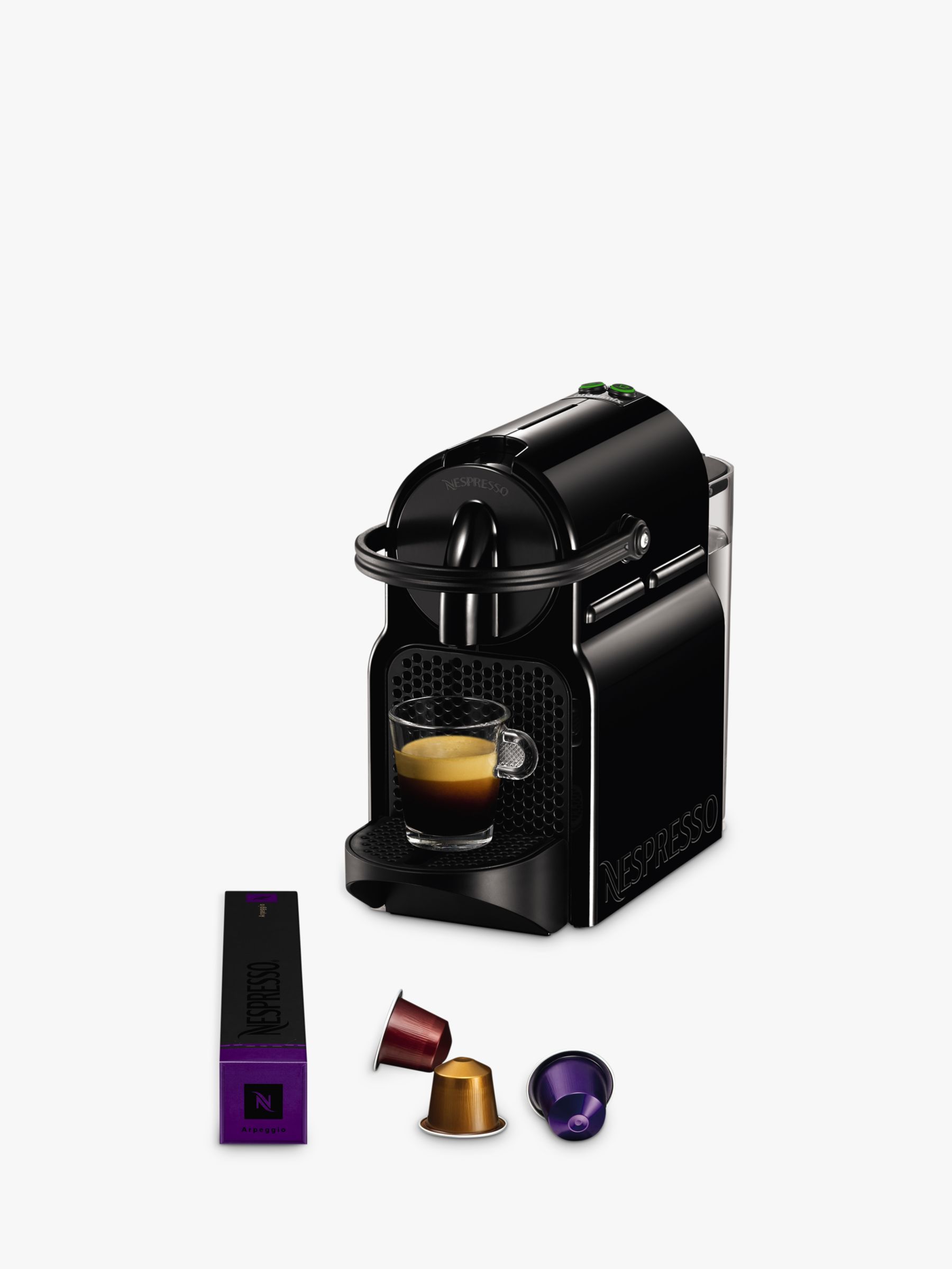Total Overskyet spand Nespresso Inissia Coffee Machine by Magimix, Black