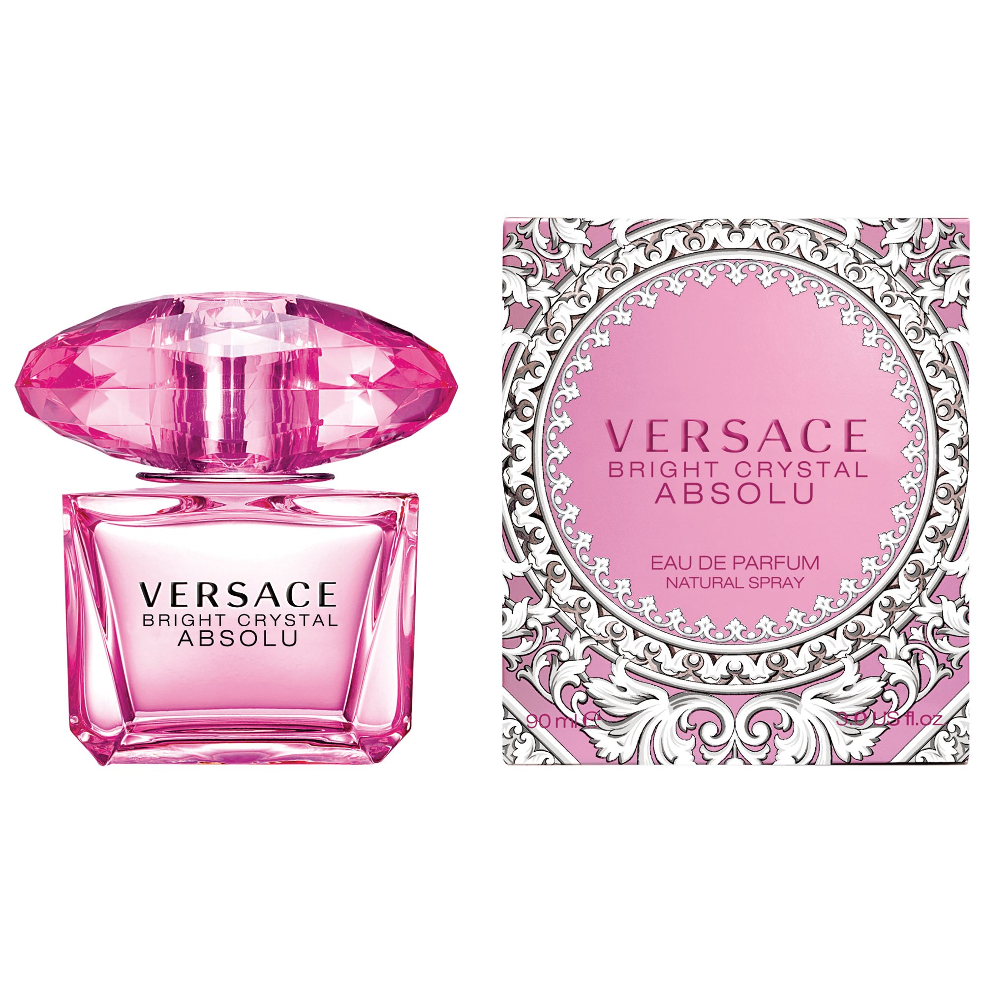 Versace Bright Crystal Absolu Eau de Parfum, 90ml at John Lewis & Partners