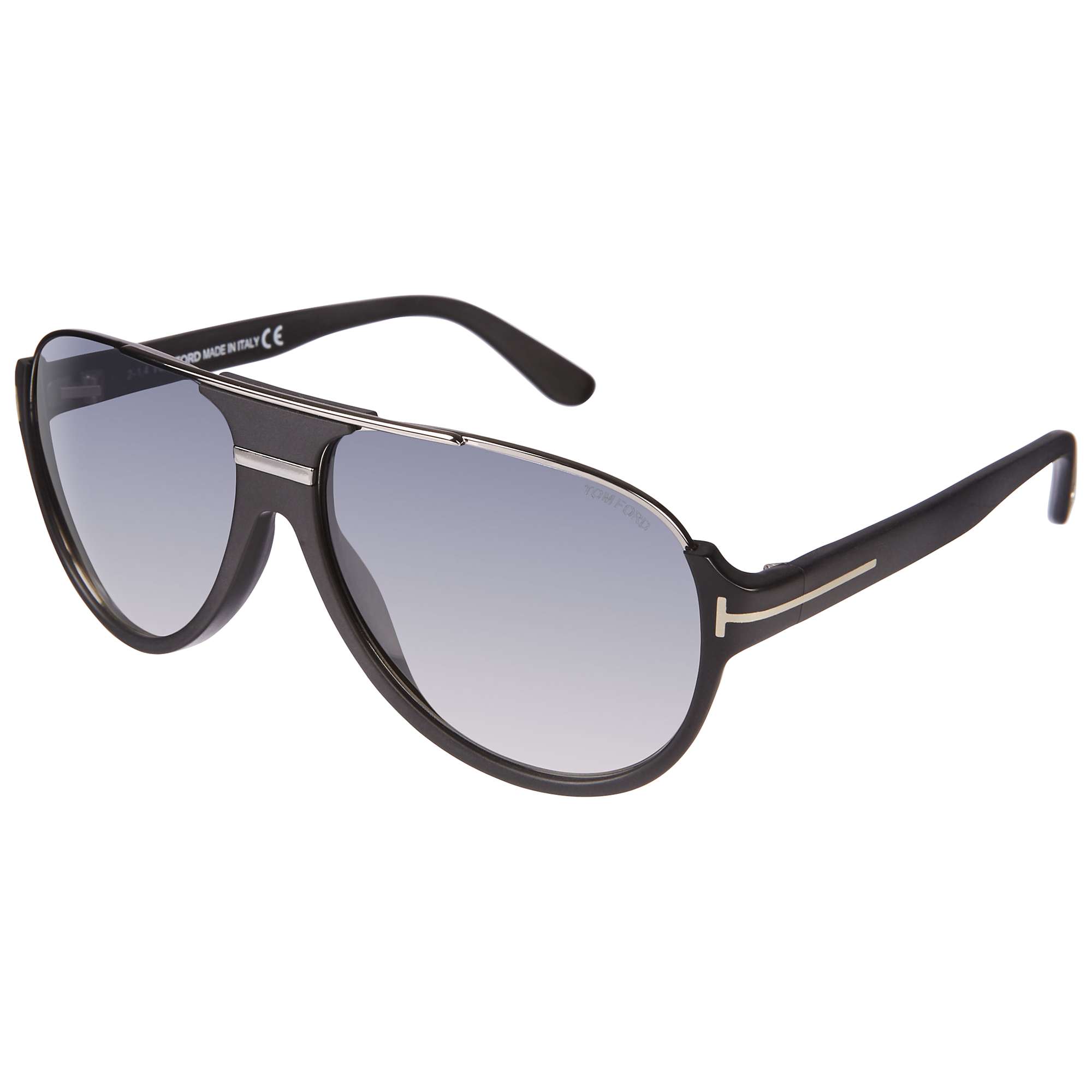 Buy TOM FORD FT0334 Men's Dimitry Sunglasses, Black/Light Blue Online at johnlewis.com