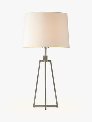 John Lewis & Partners Lockhart Tripod Table Lamp, Chrome