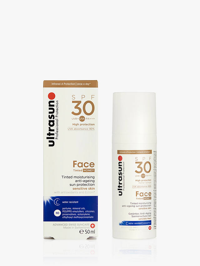 Ultrasun SPF 30 Tinted Face Sun Cream, 50ml 1