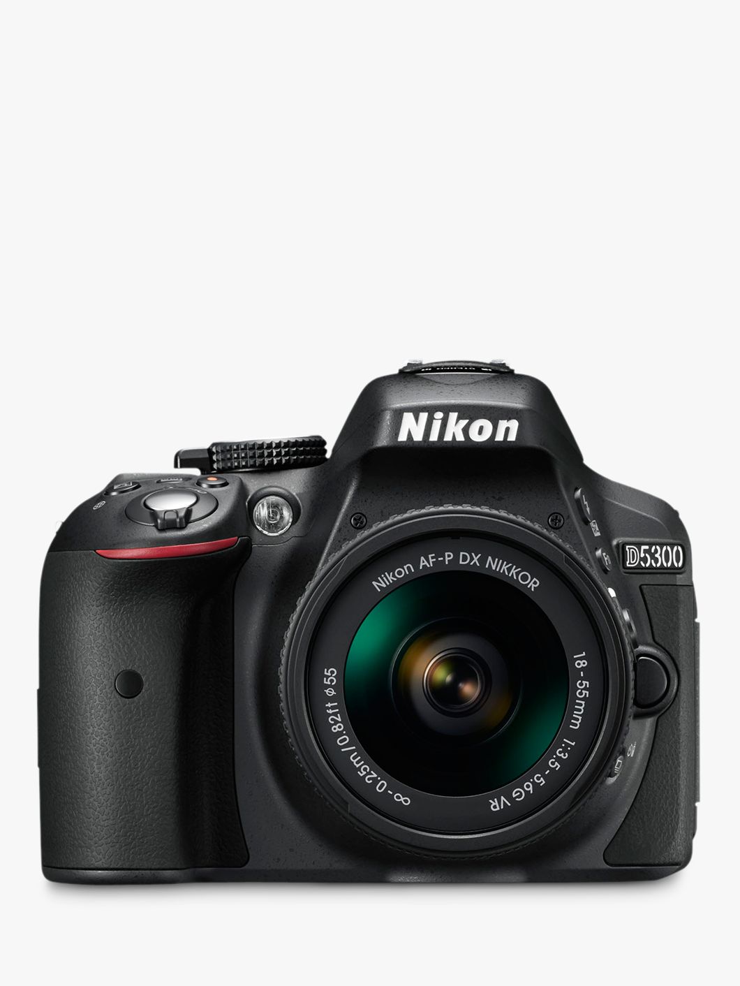 Nikon D5300 Digital SLR Camera with 18-55mm VR Lens, HD 1080p, 24.2MP, Wi-Fi, 3.2 Screen