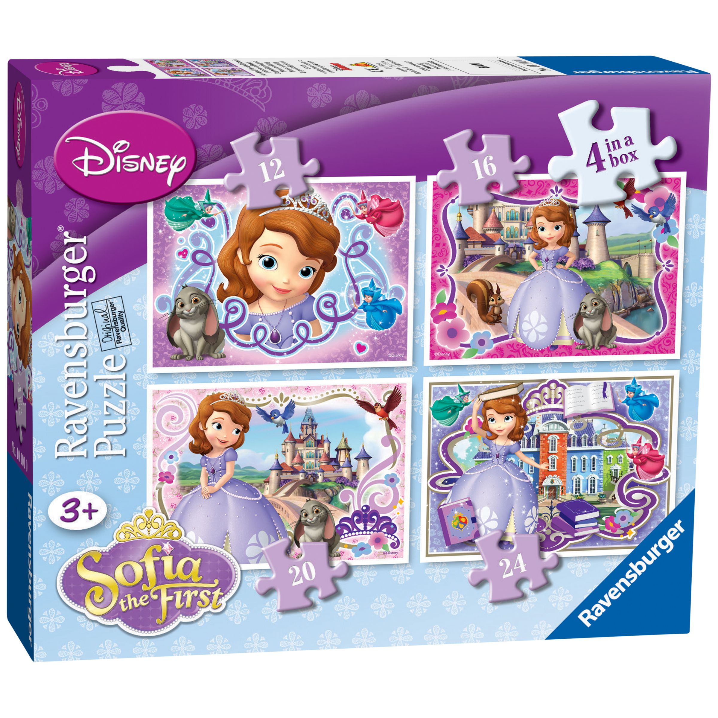 Sofia The First,24 Piece Junior Puzzle`15  X 12 1/2 Inches->New->Free To US 