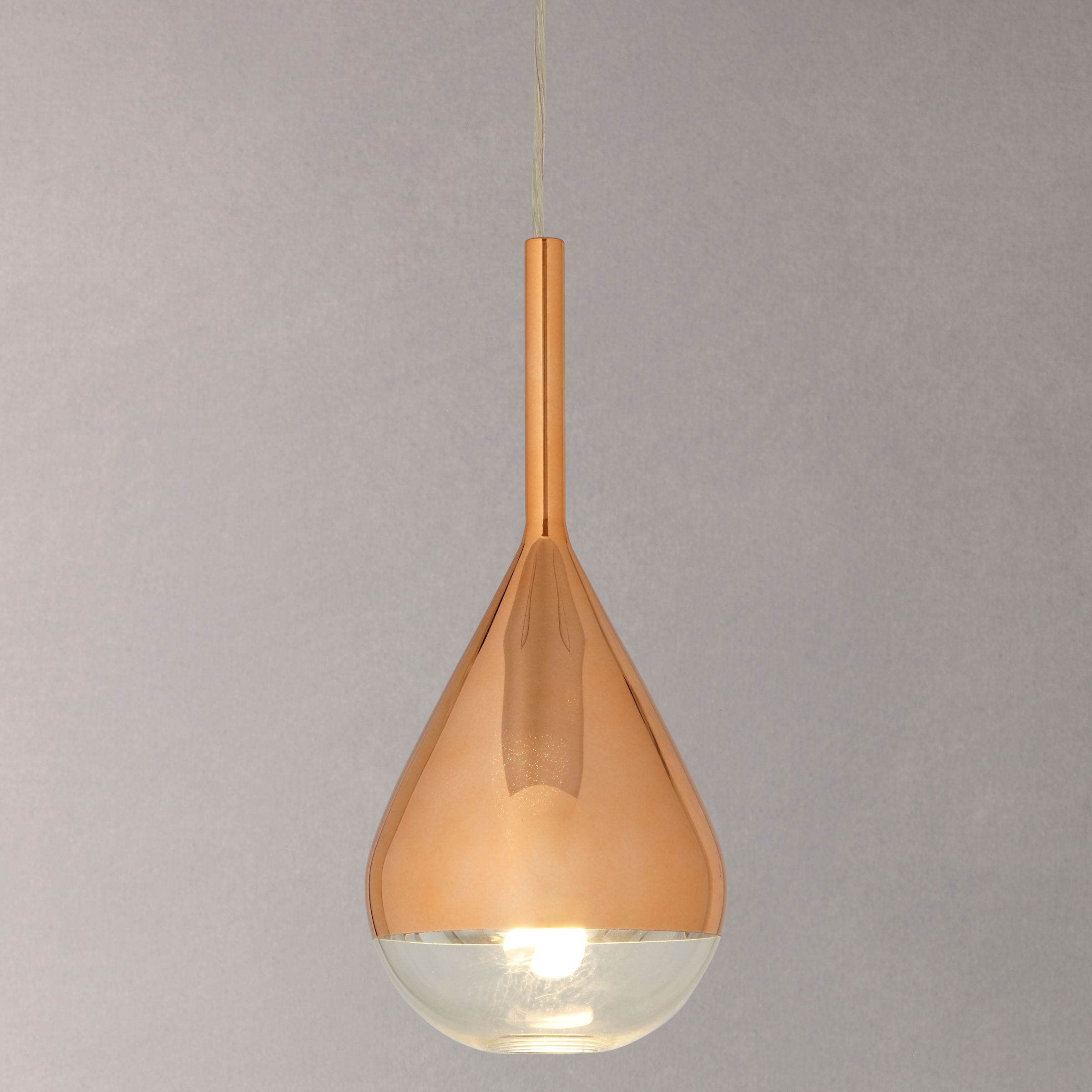 John Lewis & Partners Pianto Glass Ceiling Pendant