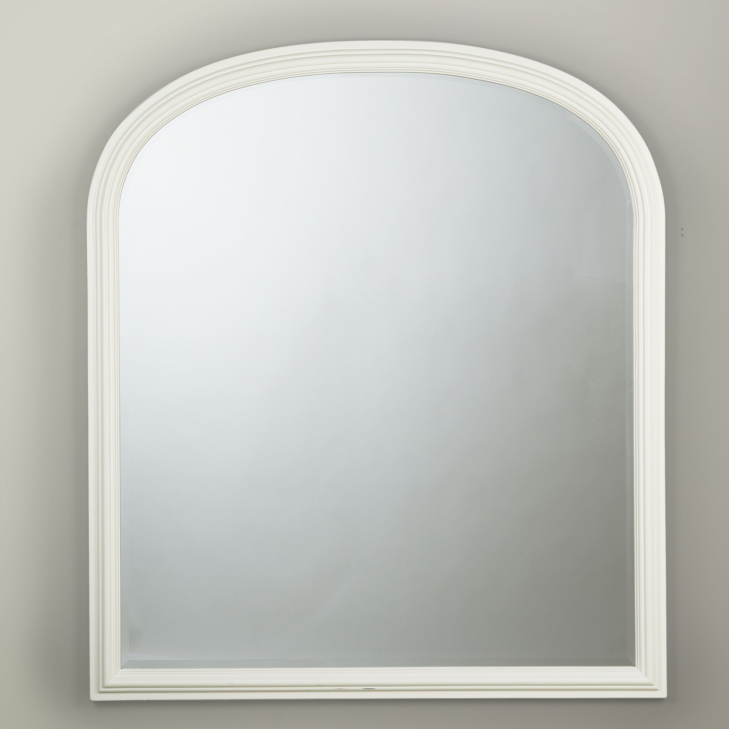 Large Overmantle Mirror 120, Over Mantle Mirror White