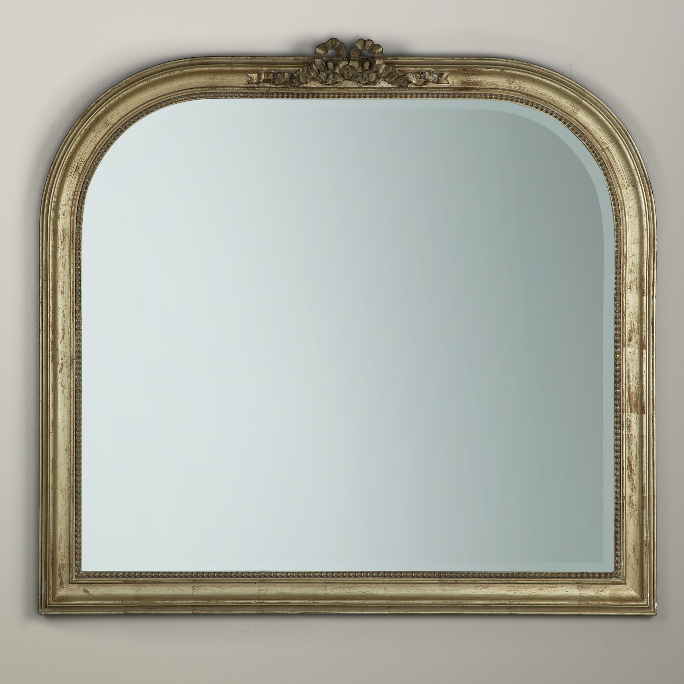 Overmantle Bow Mirror Gold 95 X 106cm, Gold Over Mantle Mirror Uk