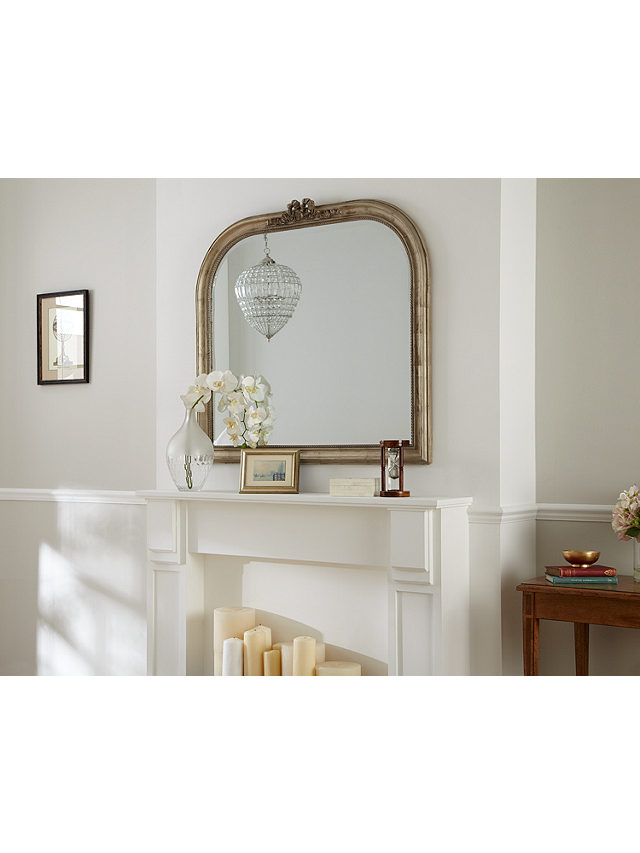 Overmantle Bow Mirror, Gold, 95 x 106cm