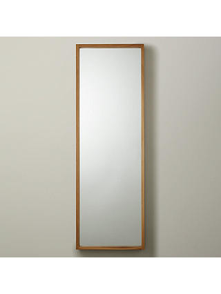 John Lewis & Partners Scandi Oak Mirror, 135 x 45cm, Natural