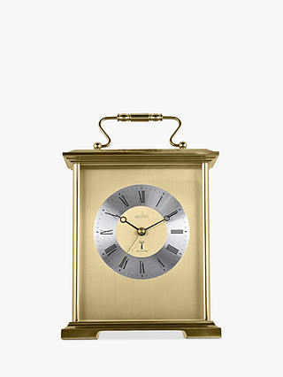 Acctim Radio Controlled Carriage Mantel Clock, Gold