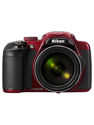 Nikon Coolpix P600 Bridge Camera, HD 1080p, 16.1MP, 60x Optical Zoom, Wi-Fi, 3" LCD Screen