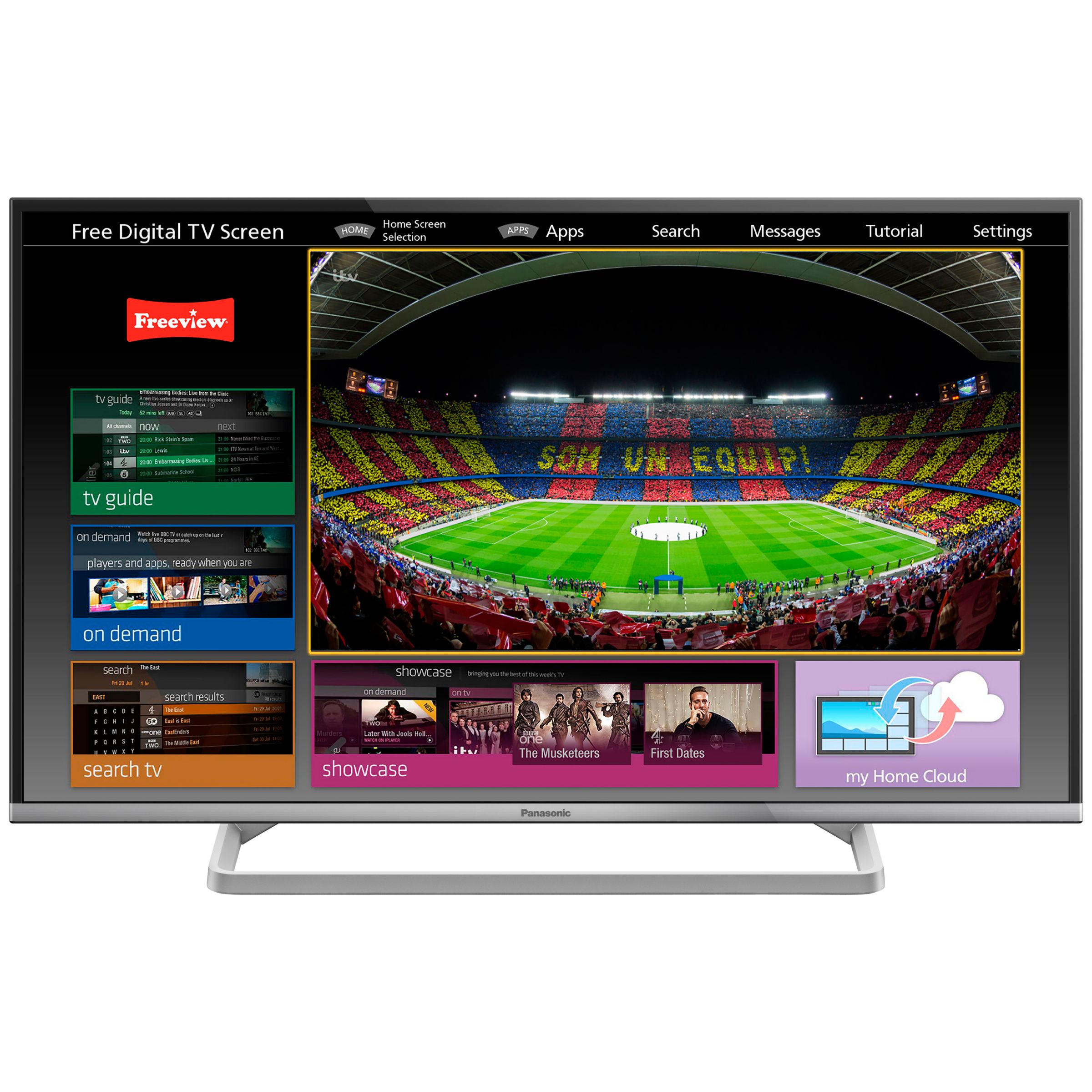 Panasonic Viera TX-39AS600 LED HD 1080p Smart TV, 39