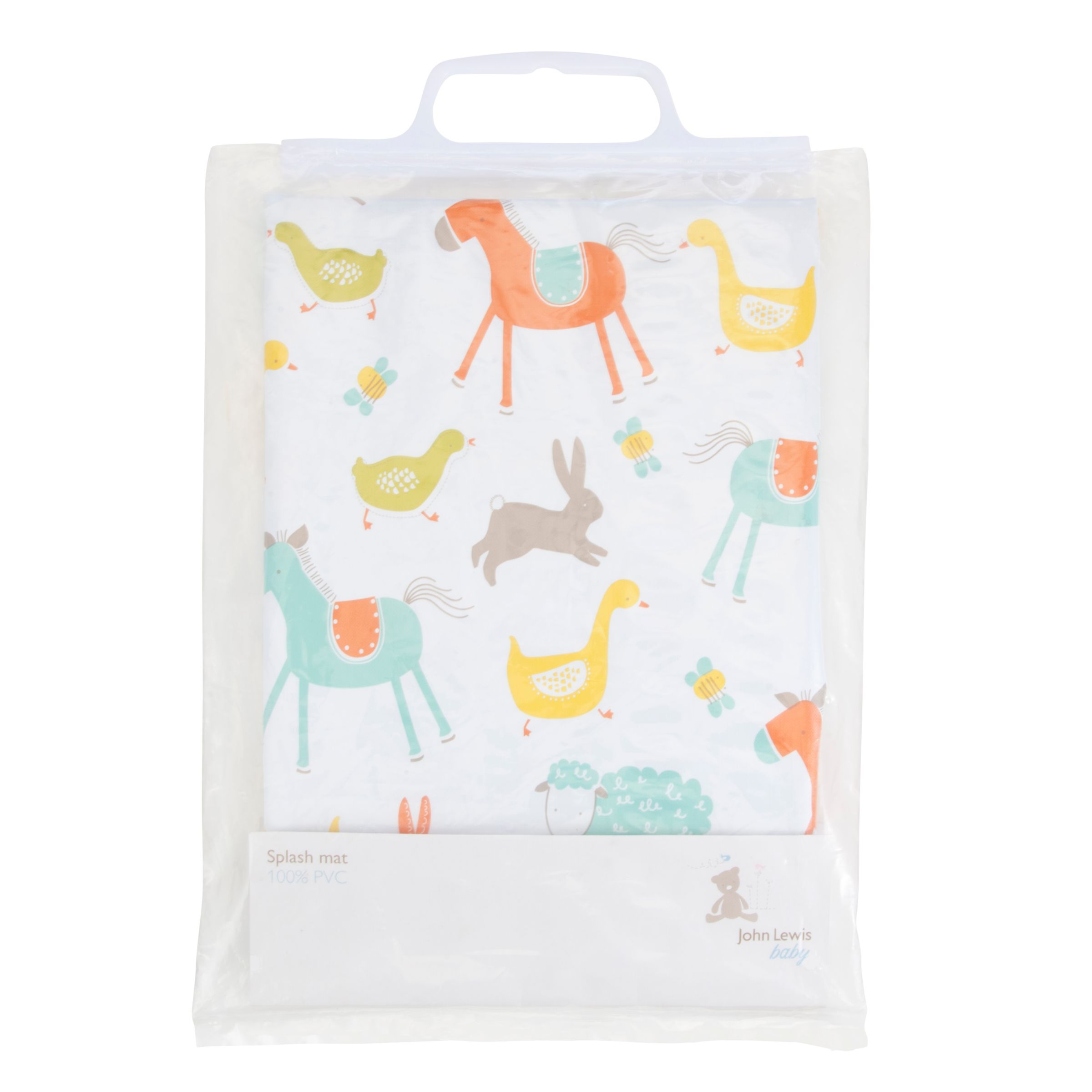 John Lewis Highchair Splash Mat Farmyard At John Lewis Partners