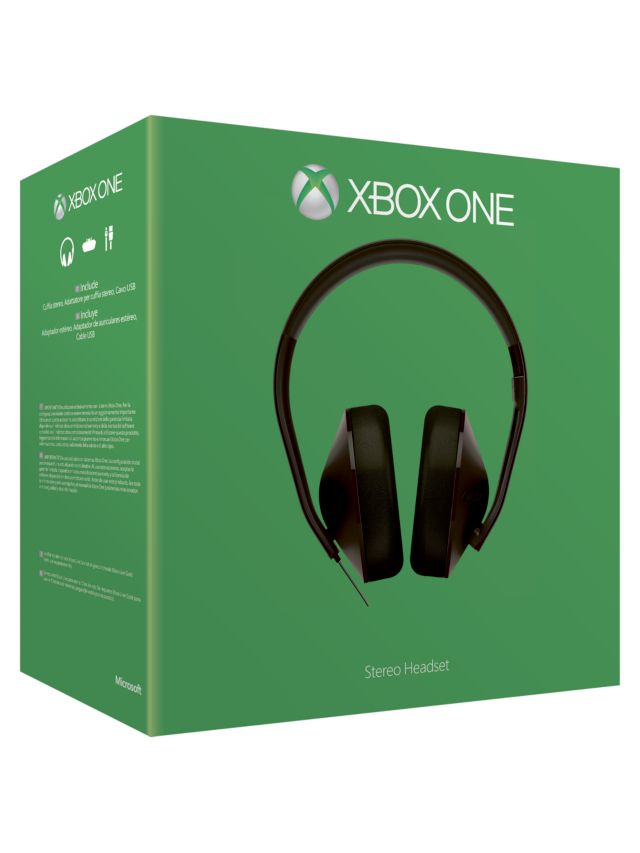 Xbox one hot sale headset stereo