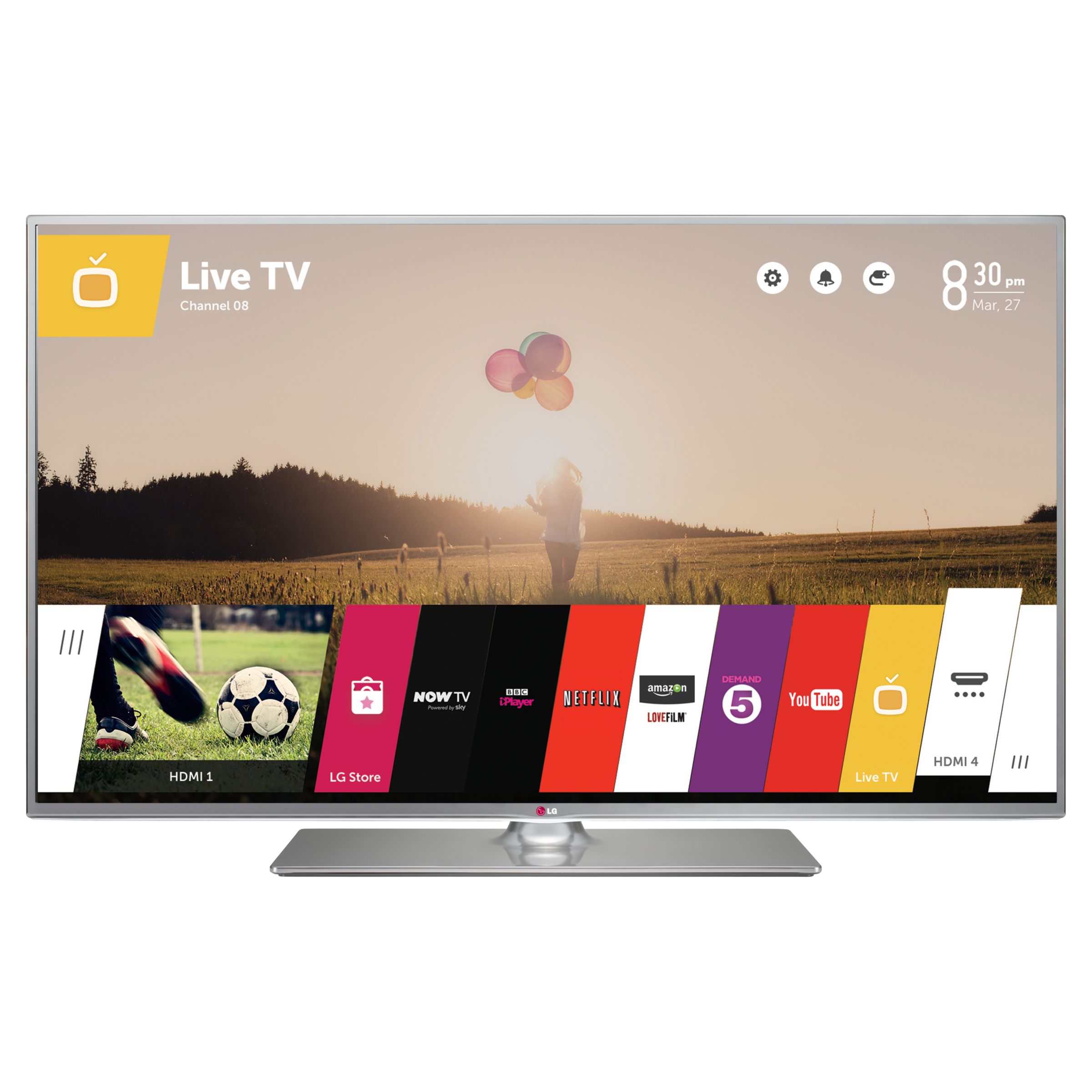 LG 42LB650V LED HD 1080p 3D Smart TV, 42" with Freeview HD