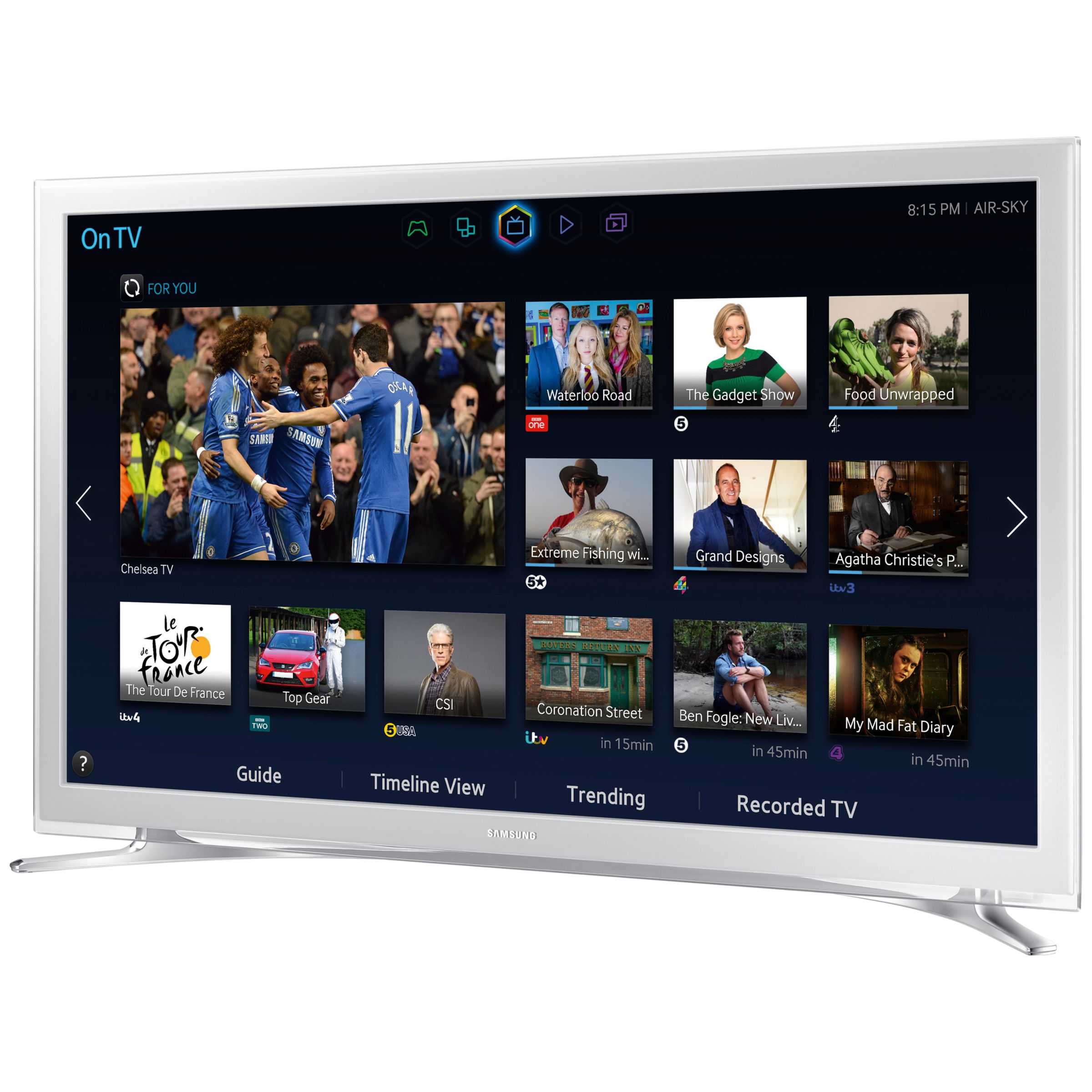 ugunstige taxa Positiv Samsung UE32H4500 LED HD Ready Smart TV, 32" with Freeview HD, White