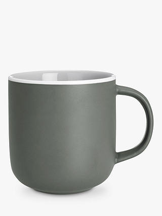 John Lewis & Partners Puritan Mug, 0.3L, Grey
