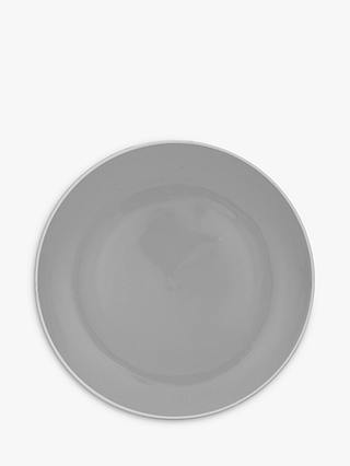 John Lewis & Partners Puritan 28cm Dinner Plate, Grey