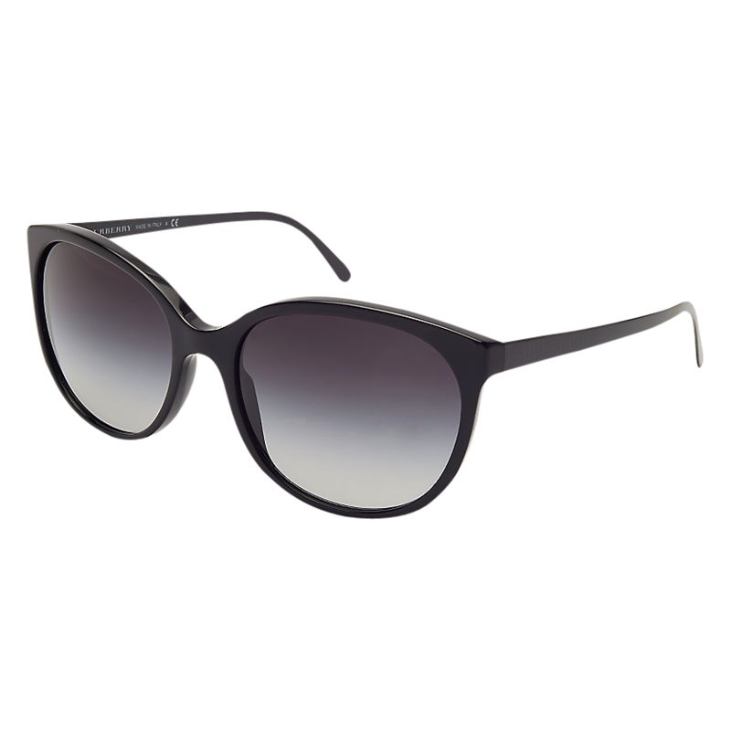 Burberry BE4146 Square Frame Sunglasses, Black
