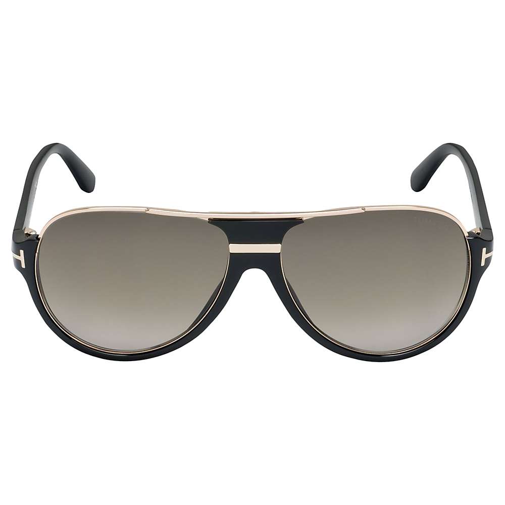 Buy TOM FORD FT0334 Dimitry Vintage Aviator Sunglasses, Black Online at johnlewis.com