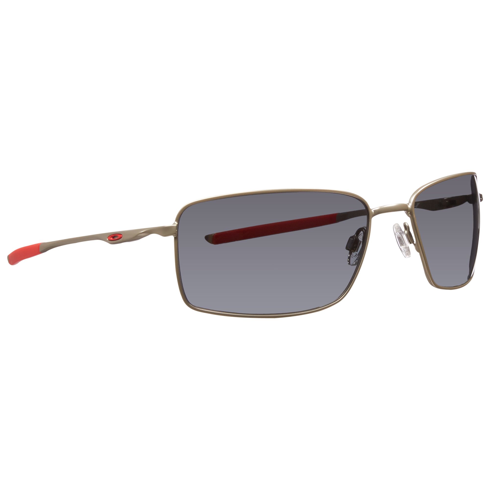 Oakley Oo4075 Plaintiff™ Squared Metal Frame Polarised Sunglasses At John Lewis And Partners