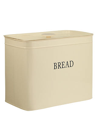 John Lewis & Partners Classic Enamel Bread Bin