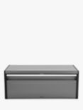 Brabantia Fall Front Bread Bin, Platinum