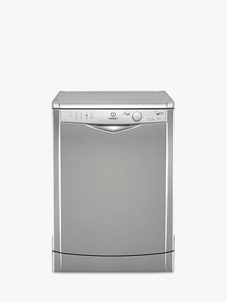 Indesit DFG 15B1 S Freestanding Dishwasher, Silver