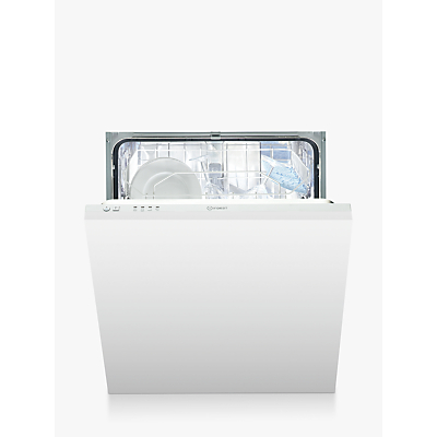 Indesit DIF 04B1 Ecotime Fully Integrated Dishwasher, White