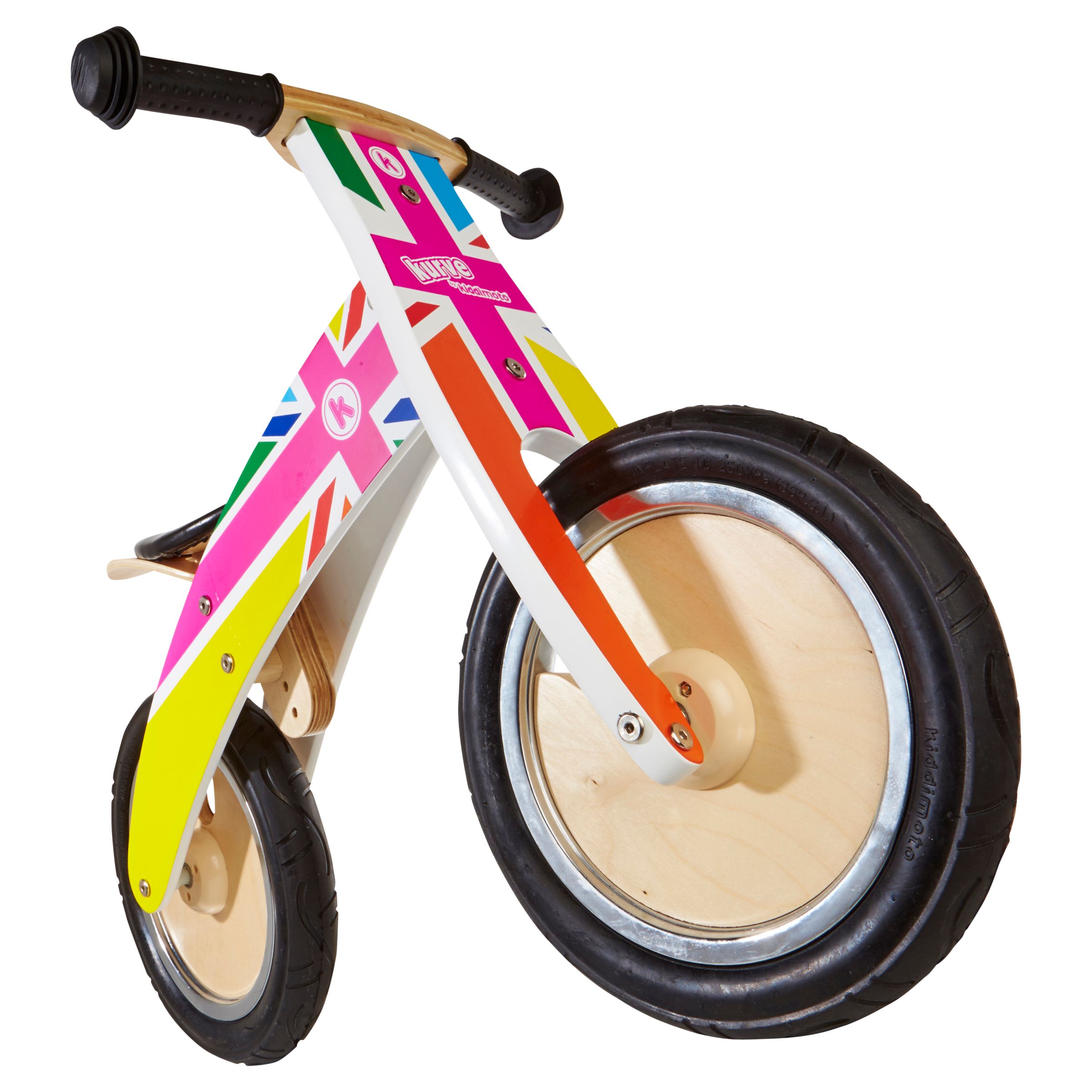kiddimoto balance bike pink