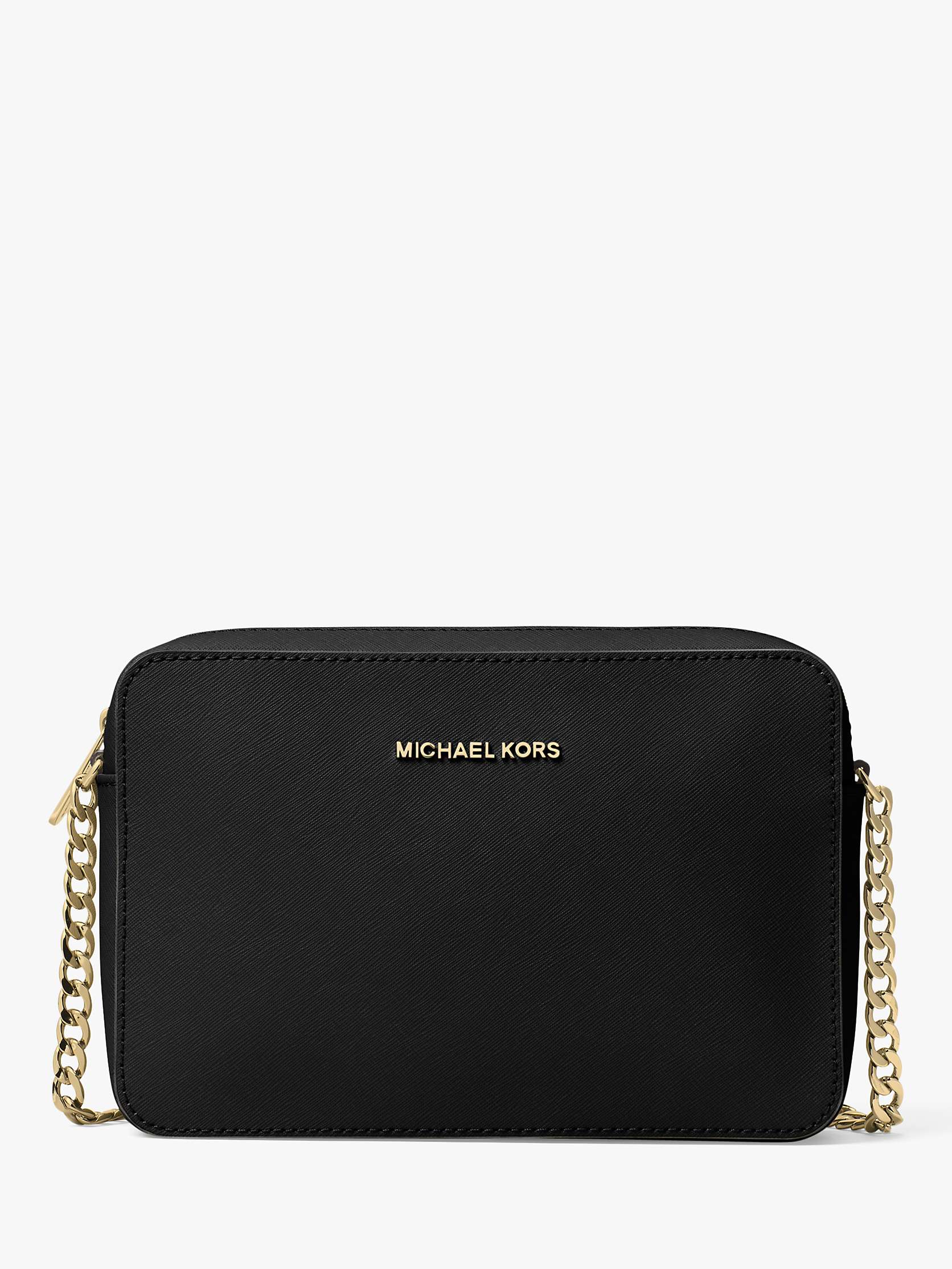 Buy MICHAEL Michael Kors Jet Set Travel Leather East / West Cross Body Bag Online at johnlewis.com