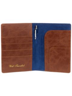 Ted Baker Brogue Travel Wallet and Pen