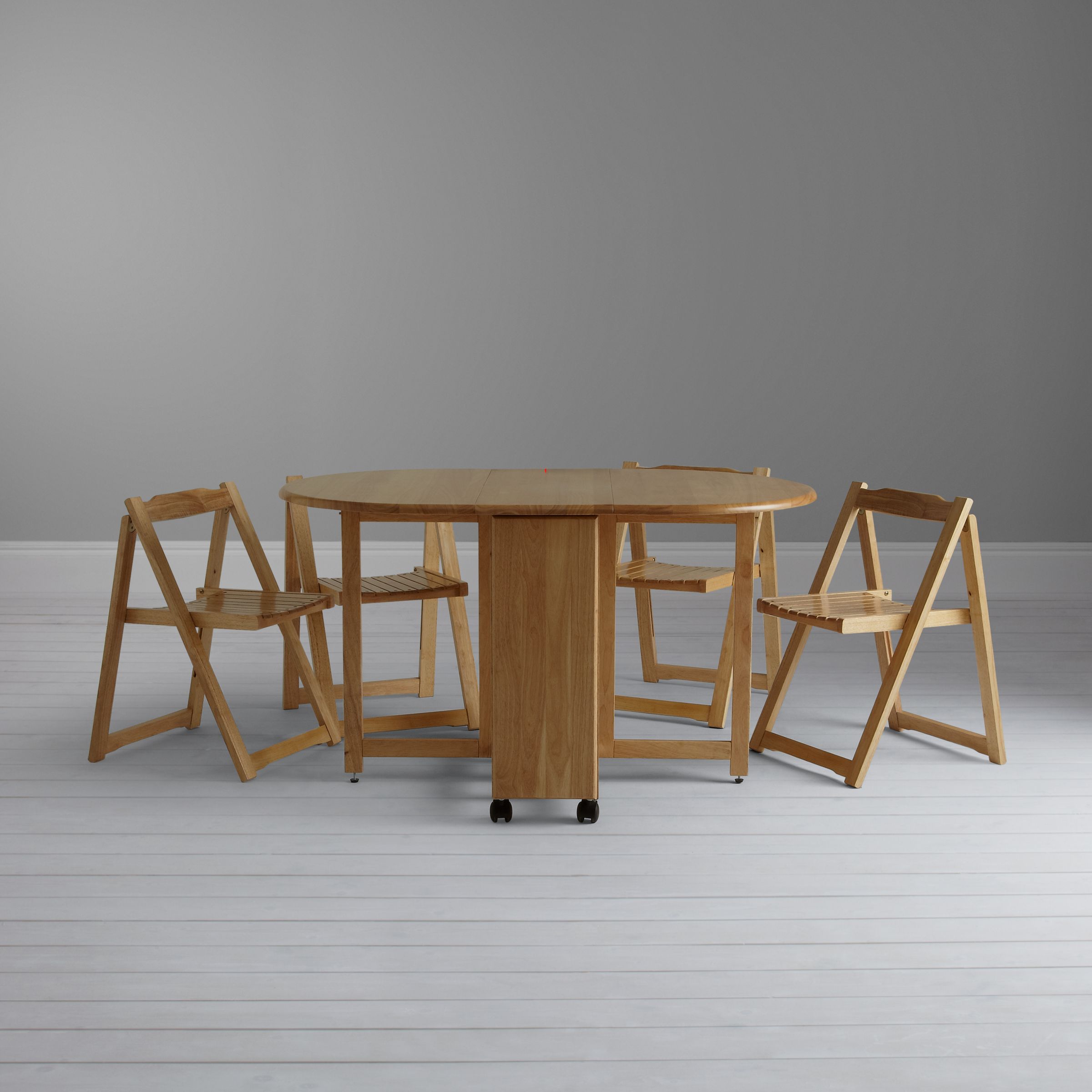 John Lewis Butterfly Drop Leaf Folding Dining Table And Four Chairs At John Lewis Partners