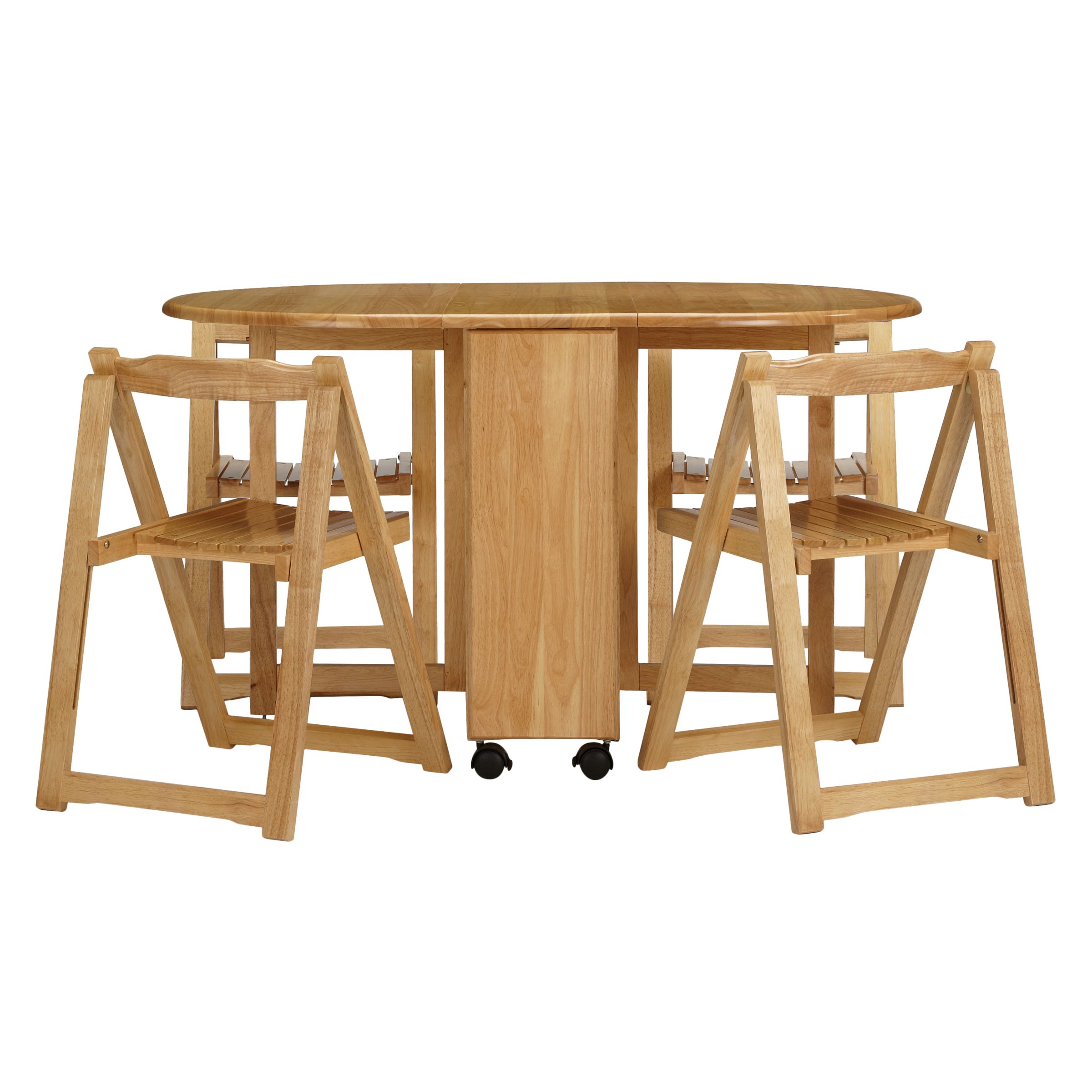 John Lewis Butterfly Drop Leaf Folding Dining Table And Four Chairs At John Lewis Partners