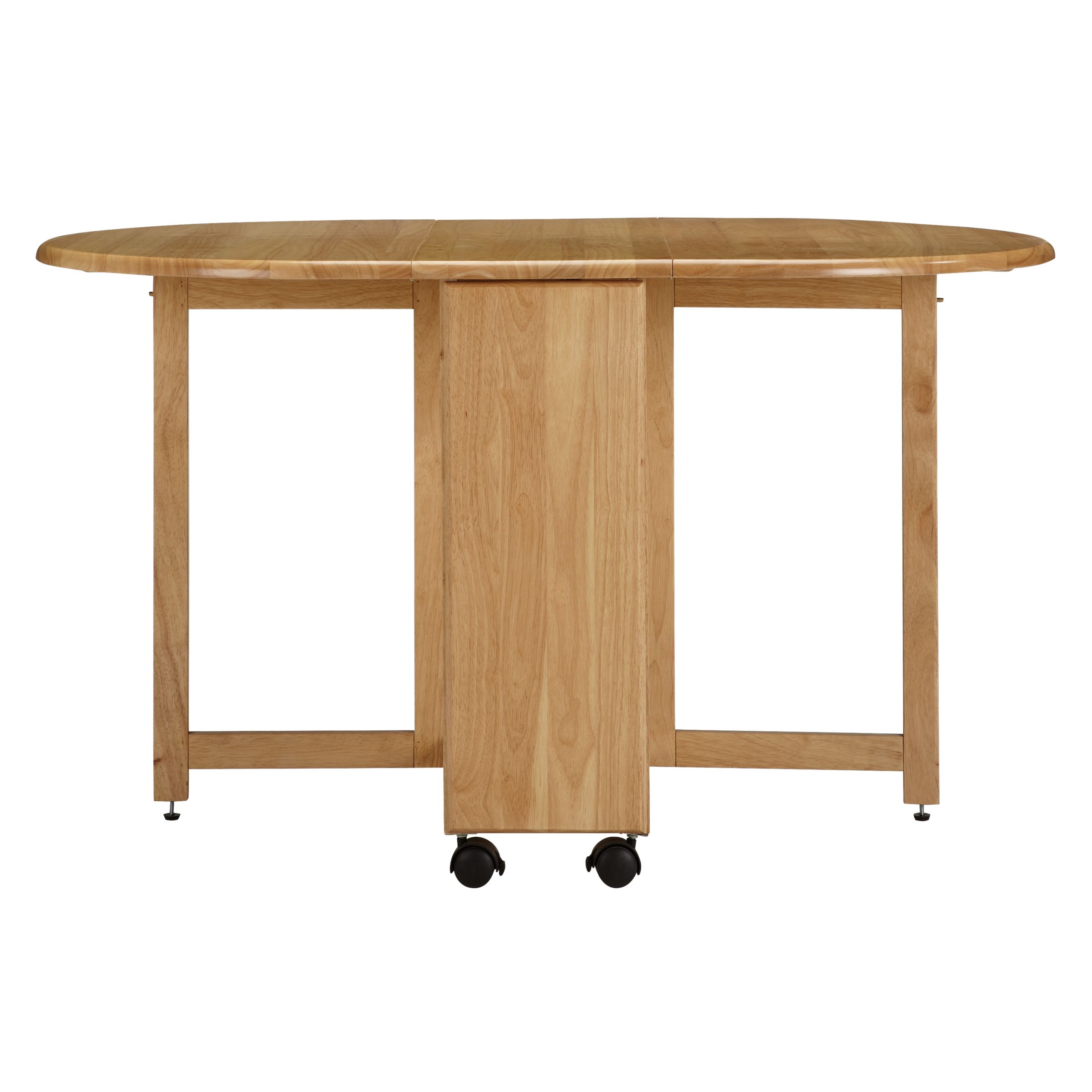 John Lewis & Partners Butterfly Drop Leaf Folding Dining Table and Four ...