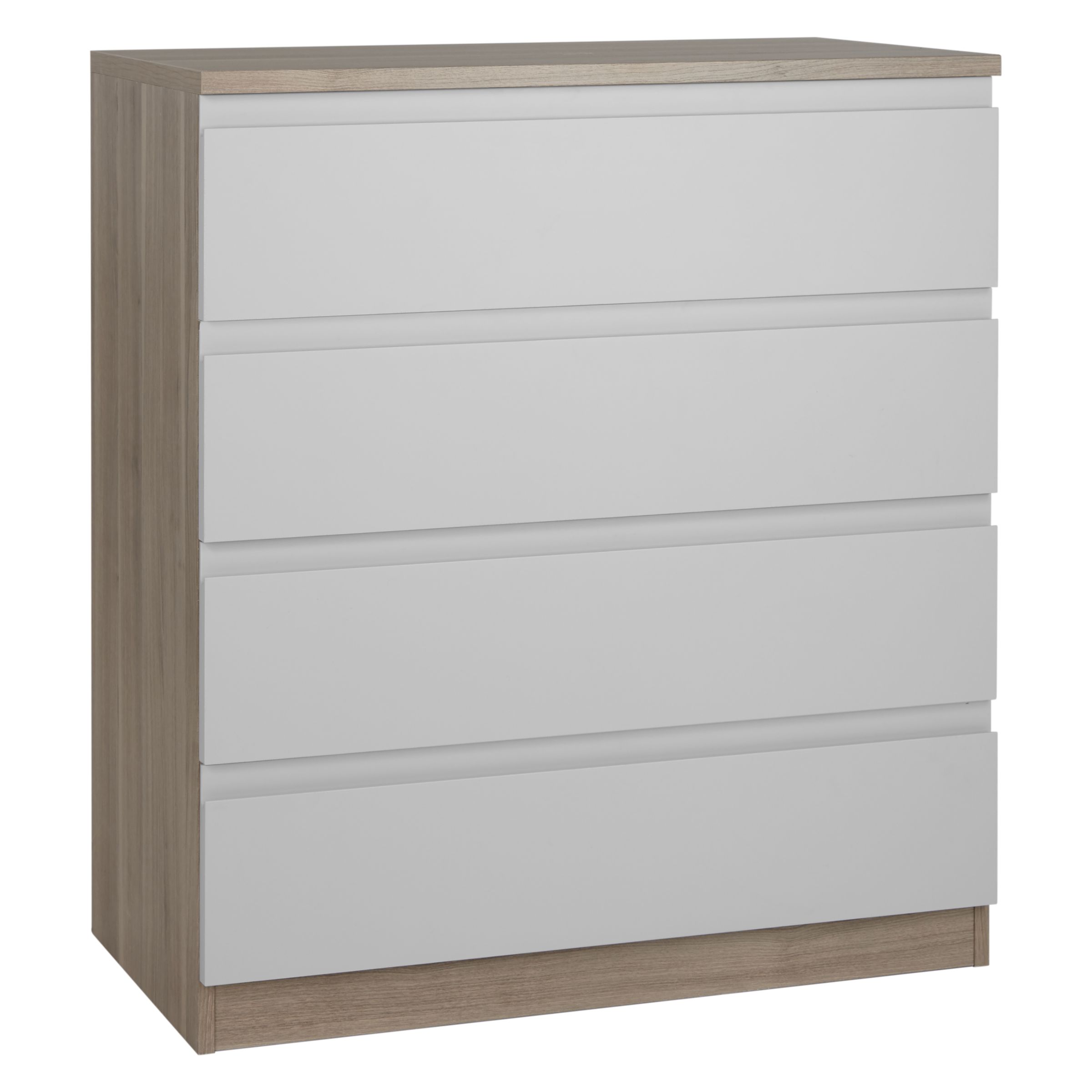Photo of John lewis anyday mix it wide 4 drawer chest house smoke/grey ash