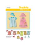 Simplicity Baby Coordinates Sewing Pattern, 1447