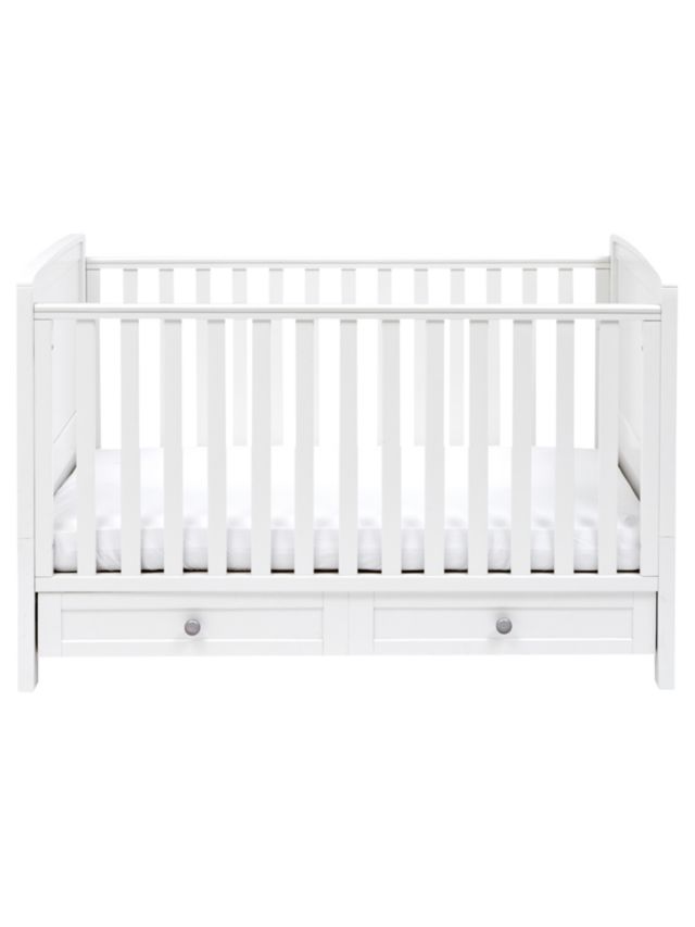 Silver cross nostalgia cheap cot bed pure white