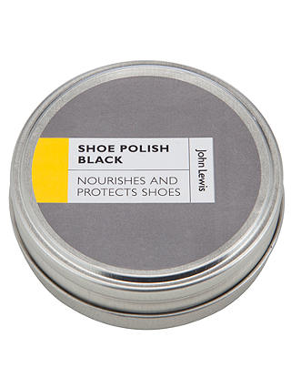 John Lewis & Partners Shoe Polish, Black
