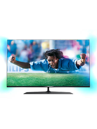 Philips 55PUS7809 LED 4K Ultra HD 3D Smart TV 55" with Freeview HD, Ambilight and 4x 3D glasses