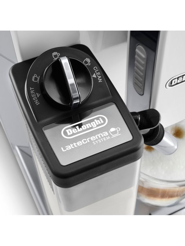 De'Longhi ECAM45.760 Eletta Flat White Bean-to-Cup Coffee Machine, White