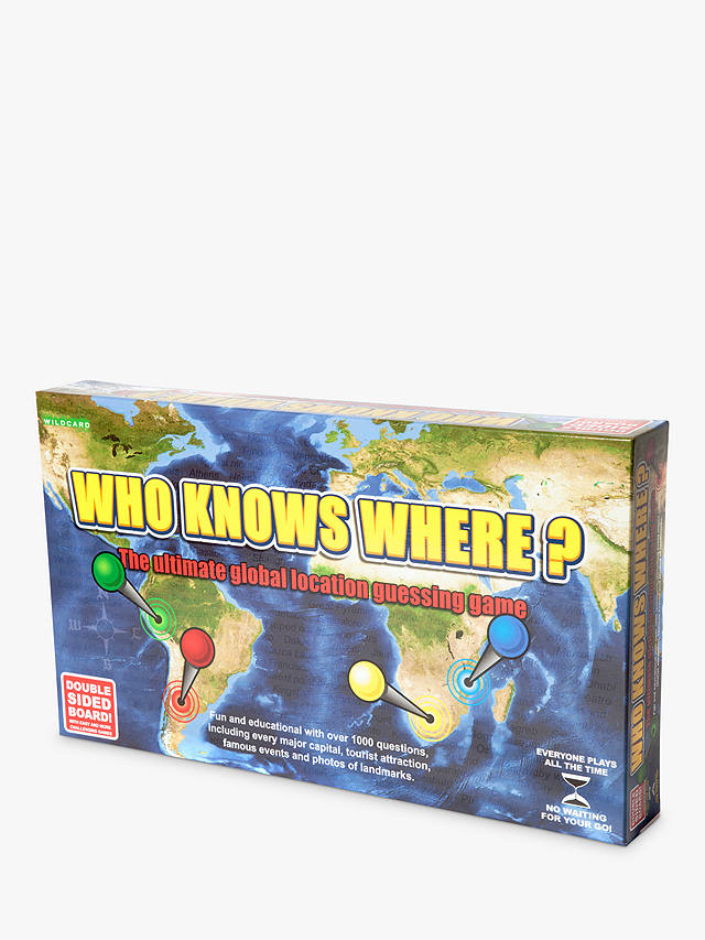 undefined | Wildcard Games Who Knows Where? – Global Location Guessing Board Game