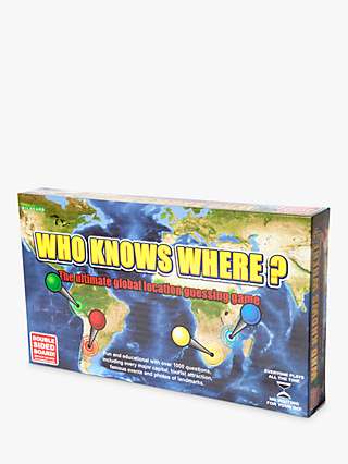 Wildcard Games Who Knows Where? - Global Location Guessing Board Game