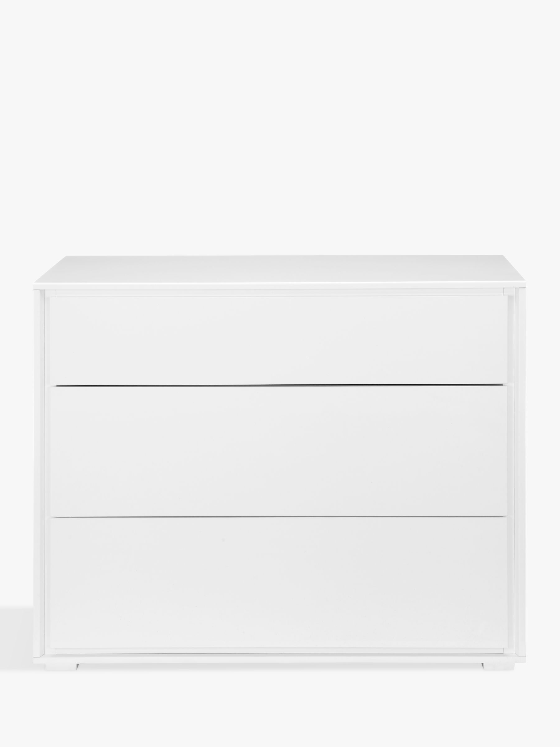 Buy John Lewis Napoli Gloss 3 Drawer Chest | John Lewis