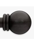 John Lewis & Partners Black Waxed Ball Finial, Dia.25mm