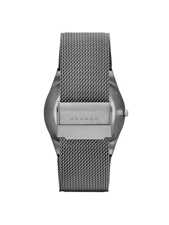 Skagen Men's Aktiv Titanium Mesh Bracelet Strap Watch, Silver/Grey